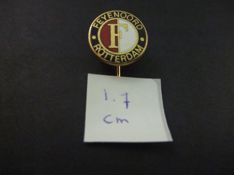 Feyenoord Rotterdam logo( 1.7 cm) goudkleurige letters